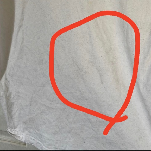 Teddy Fresh merch white crew neck teddy t shirt short sleeve sz M cotton stained - Picture 8 of 17